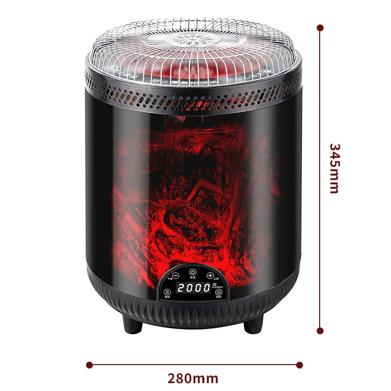 新疆西藏包邮家用语音火焰节能室内神器智能煮茶电暖器围炉多功能