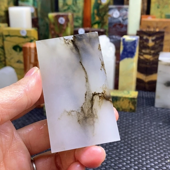 云南石悠***得青田石印章石