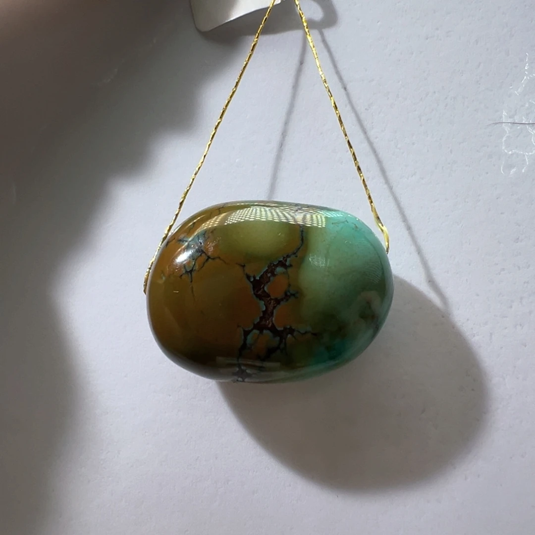 绿松石未镶嵌挂件