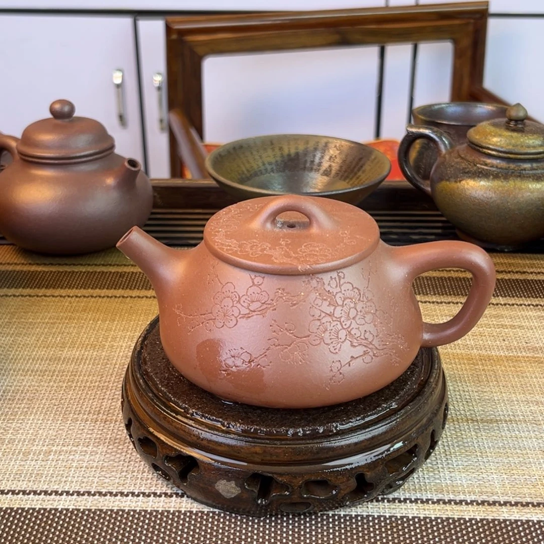 茶壶紫砂底槽清260cc