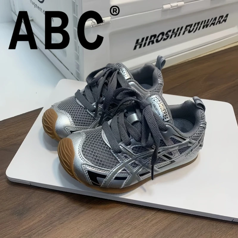 ABC儿童运动鞋2025夏季新款女童阿甘鞋透气单网男童德训休闲鞋软