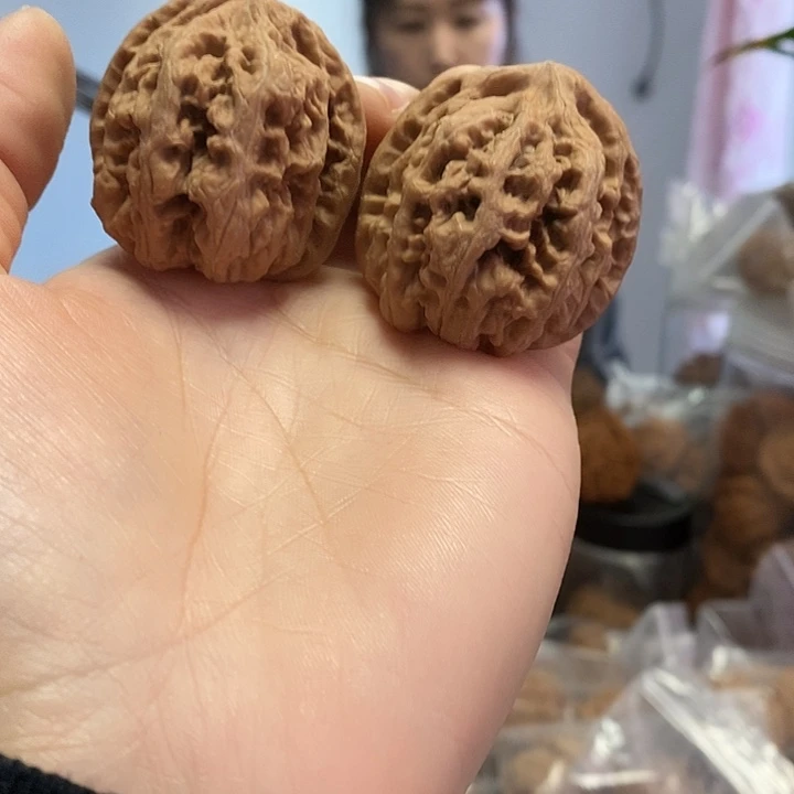 把件文玩核桃39红皮粗筋