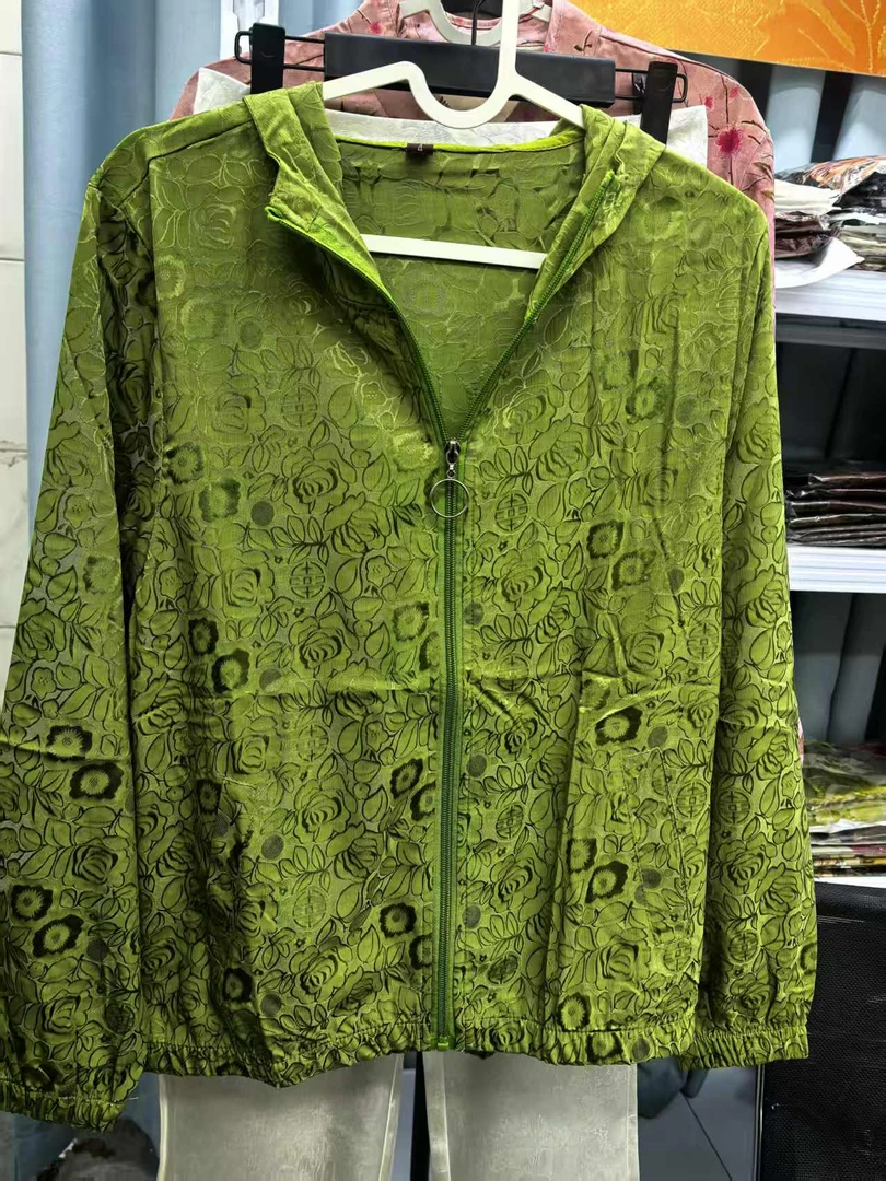 重工提花防晒衣外套【断码特价】