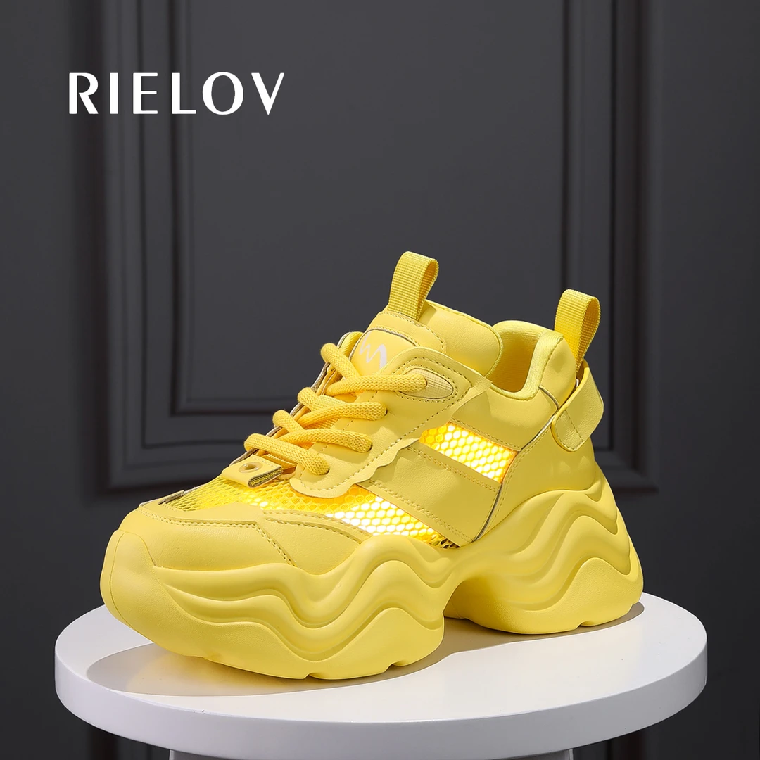 一号店●RIELOV增高7cm时尚潮流百搭女士休闲鞋 186535
