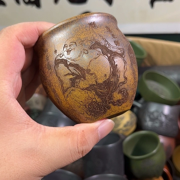 茶杯紫砂全手工紫砂主人杯