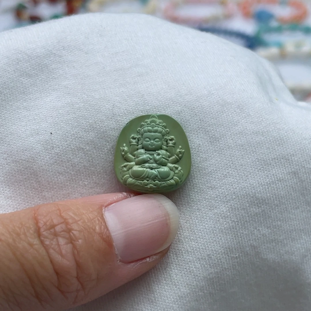 香***香绿松石未镶嵌珠宝奇石