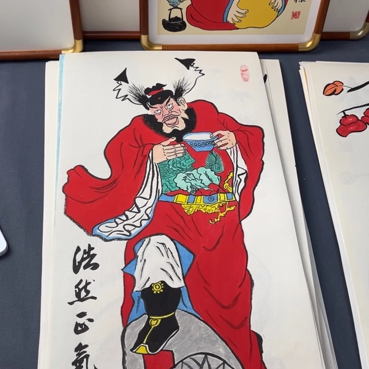 新***奎国画纯手绘禅意画作品