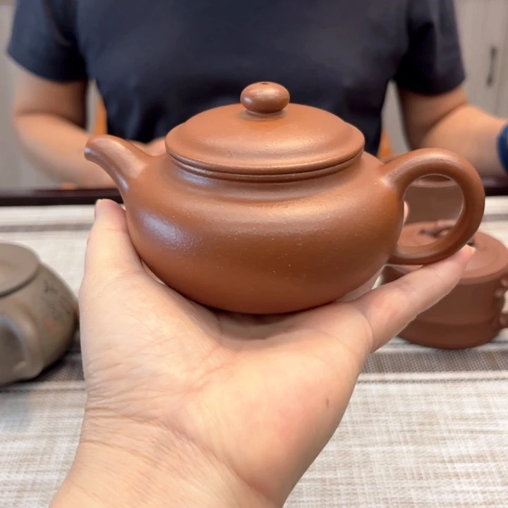 茶壶紫砂仿古手工制作