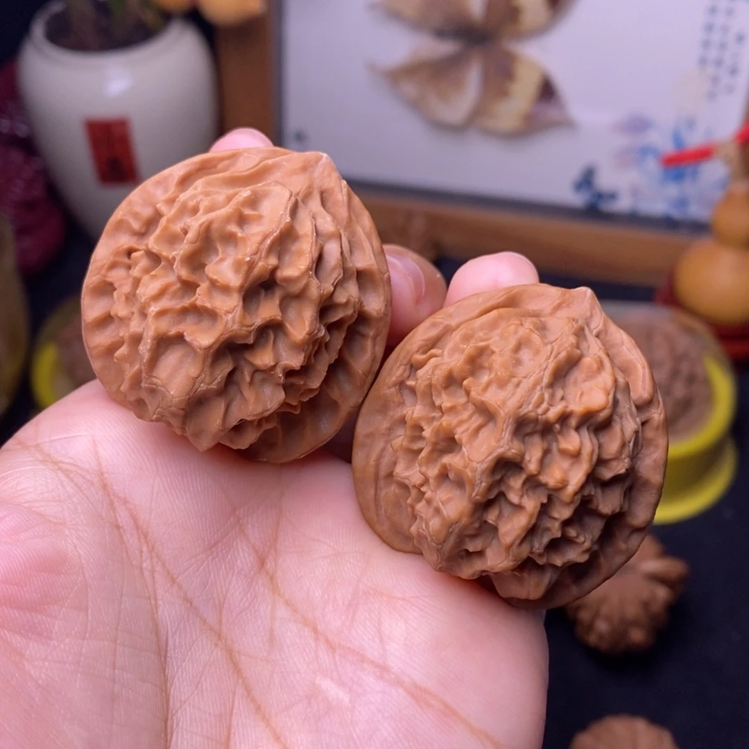把件文玩核桃39龙鳞纹