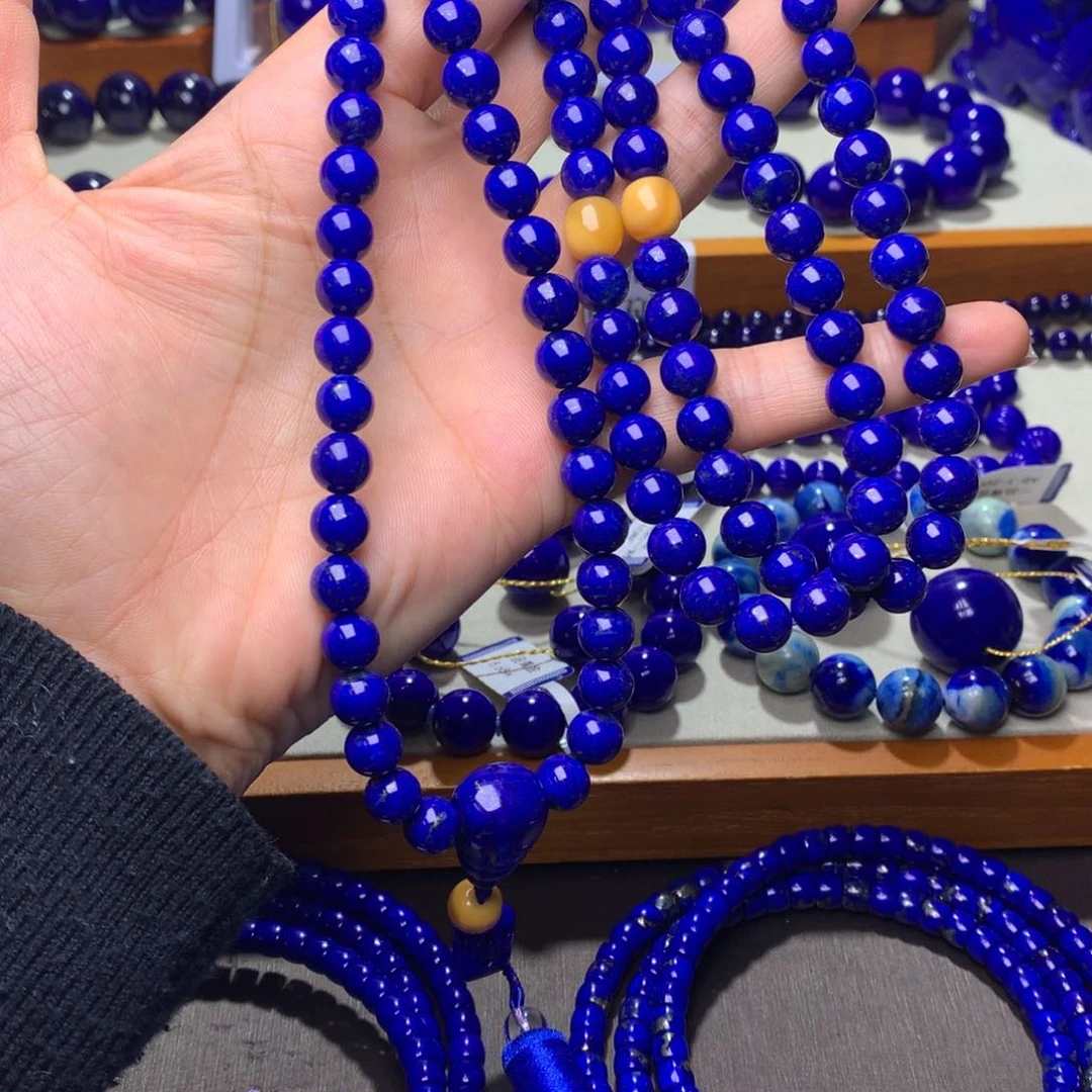 青金石颈饰未镶嵌8mm