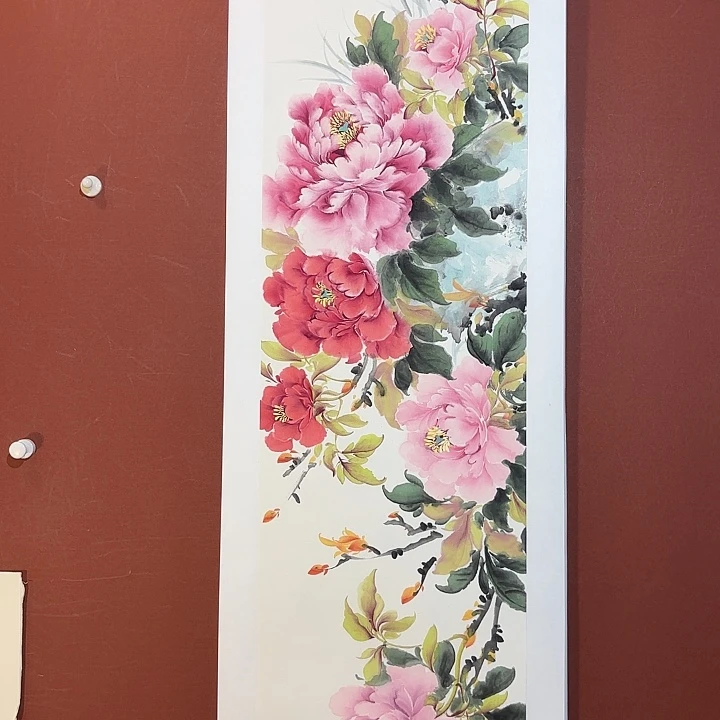 国画听兰老师花鸟