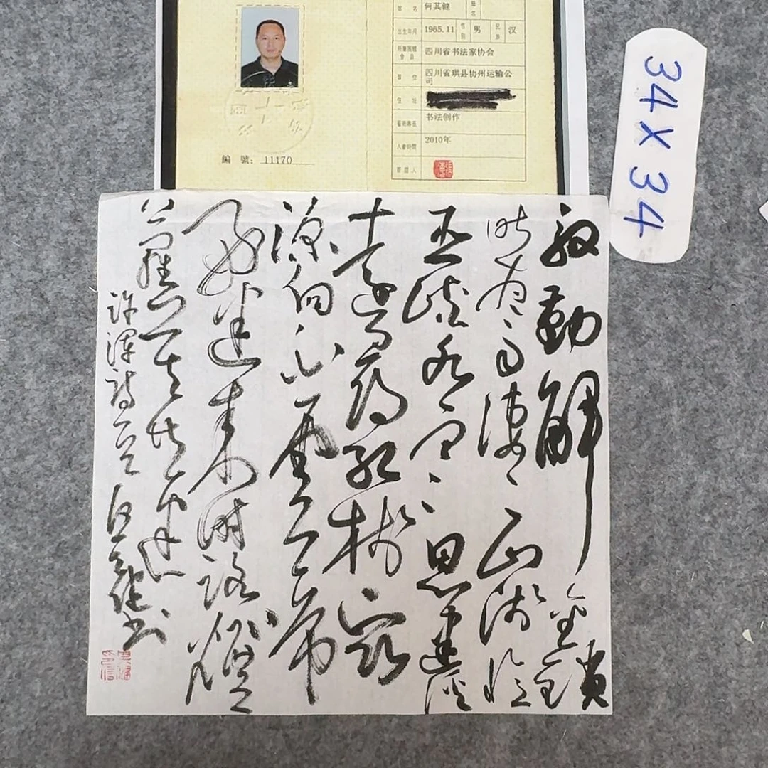 书法中书何其健34+34