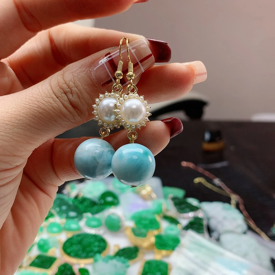 【闪购商品】翡翠耳饰未镶嵌，