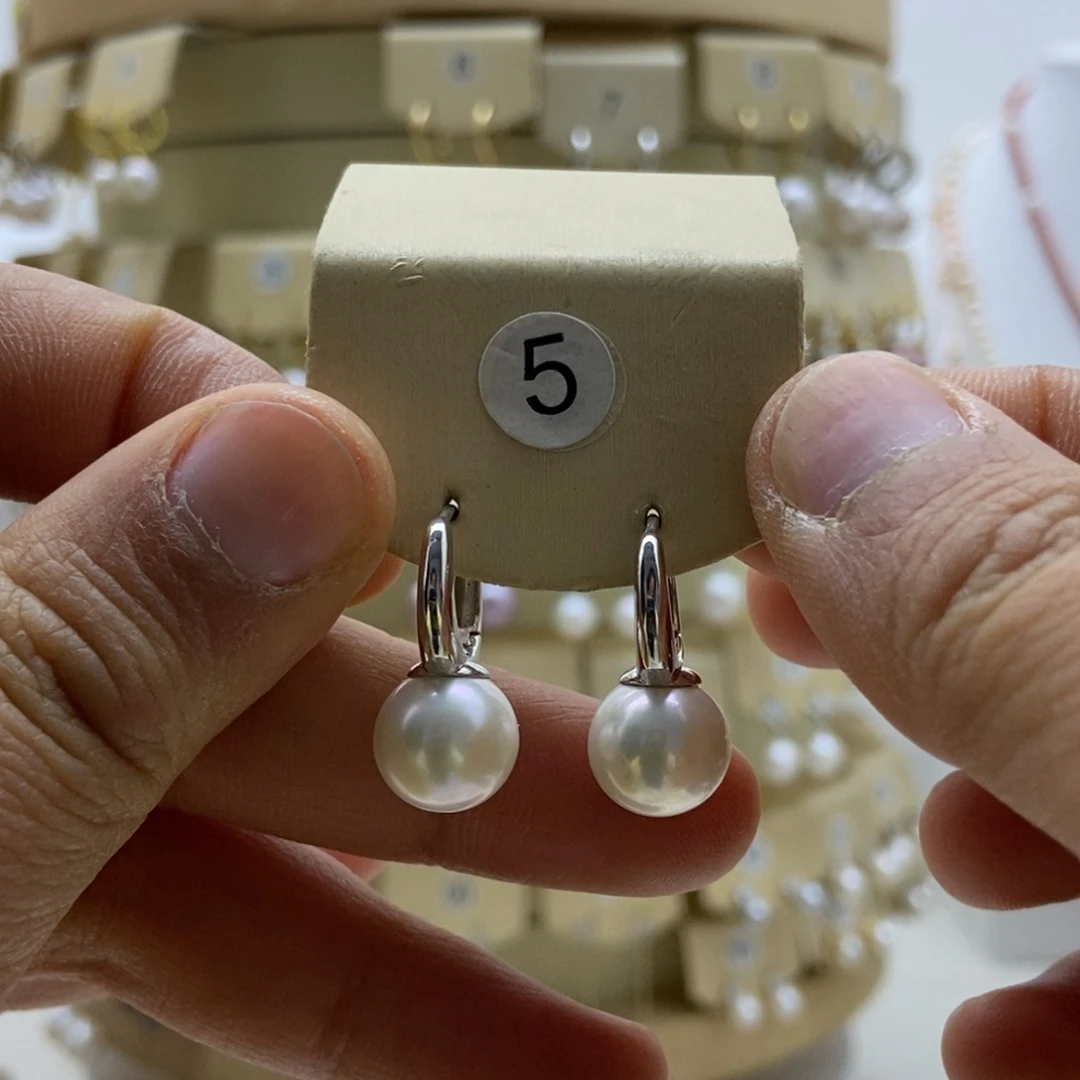 淡水珍珠耳饰未镶嵌11