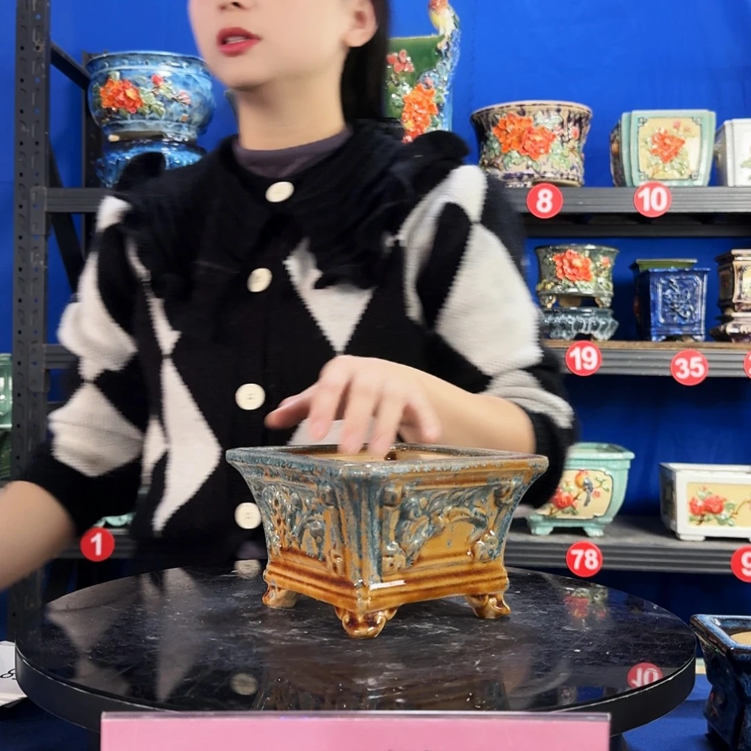 3078石湾微瑕窑变随机外口15内深8