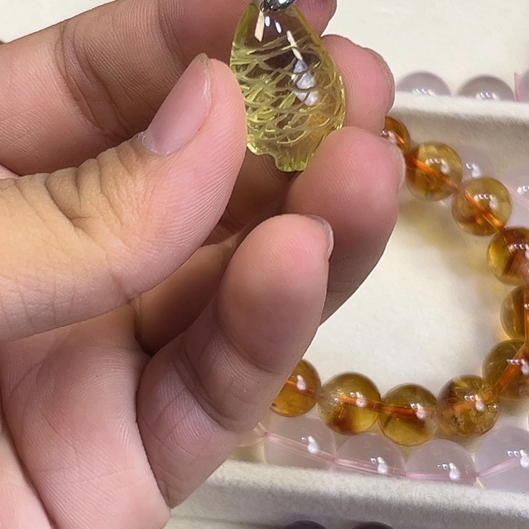 安***豆颈饰未镶嵌水晶11