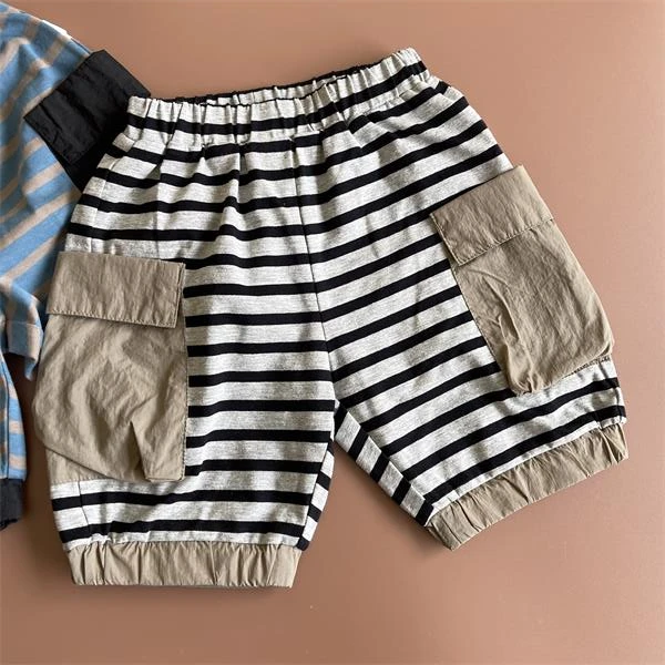 2024婴幼儿条纹工装卫裤YZ230110