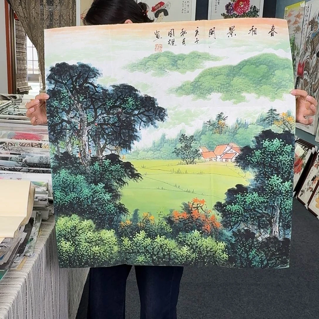 纯手绘的好看作品