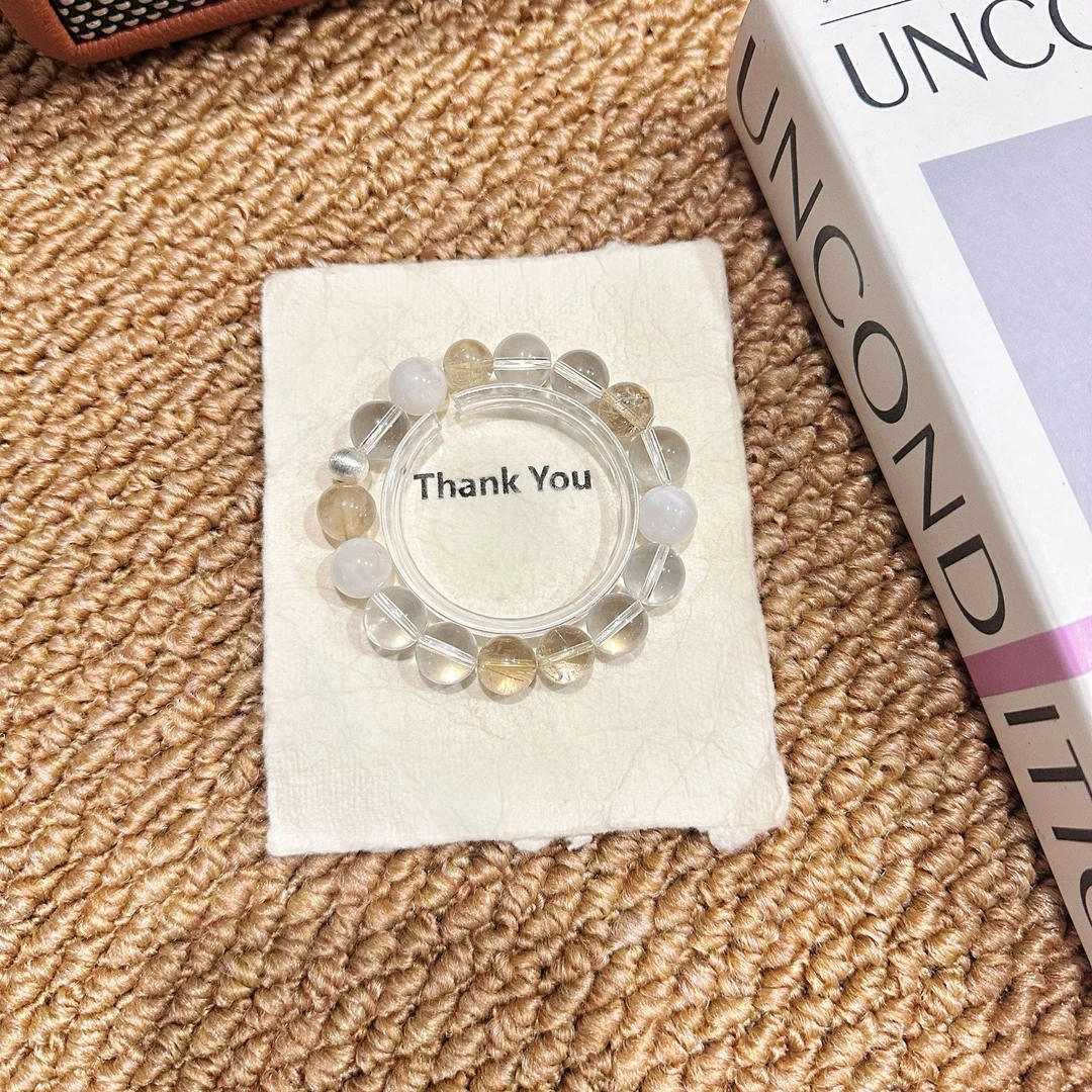 拍3件【南法假日】天然水晶多宝手串手链 多样性发其一