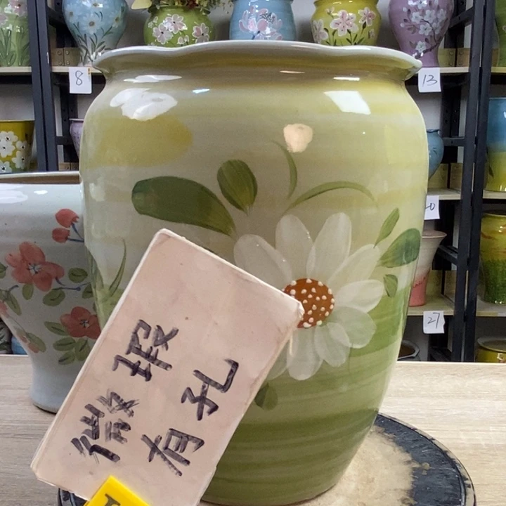 景德镇高温陶瓷花盆