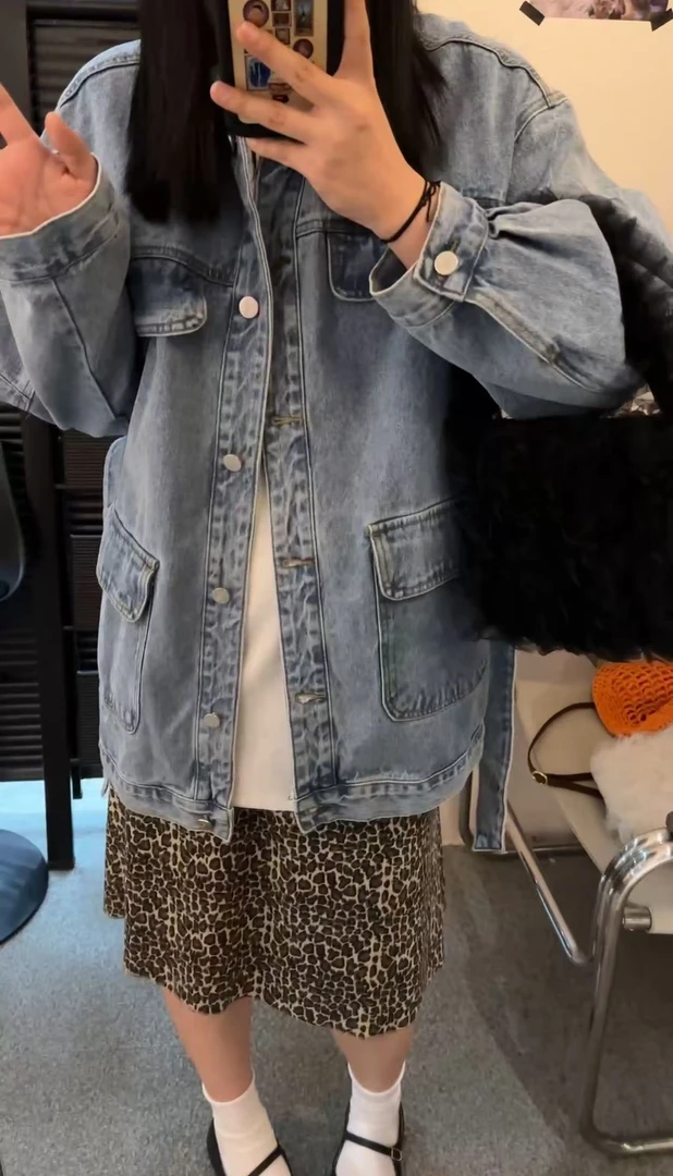 MZ.sister腰带牛仔外套【00027】