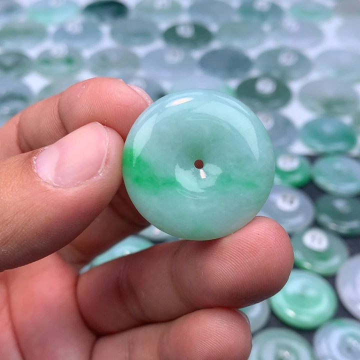 颈饰未镶嵌翡翠缅甸天然A货翡翠29.5-5.9