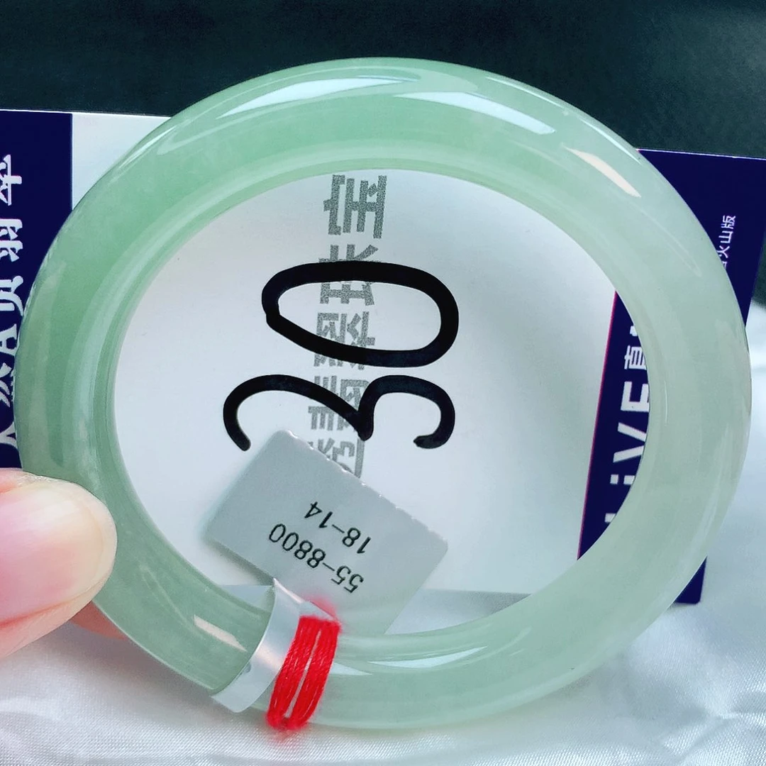 翡翠手镯未镶嵌缅甸天然A货翡翠55