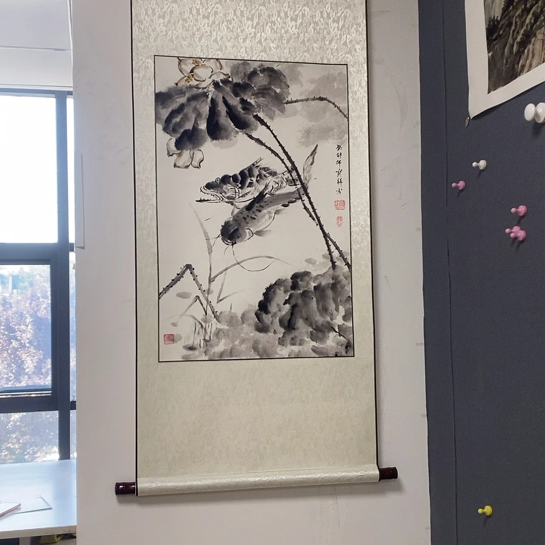 国画45/68王宝祥手绘挂轴