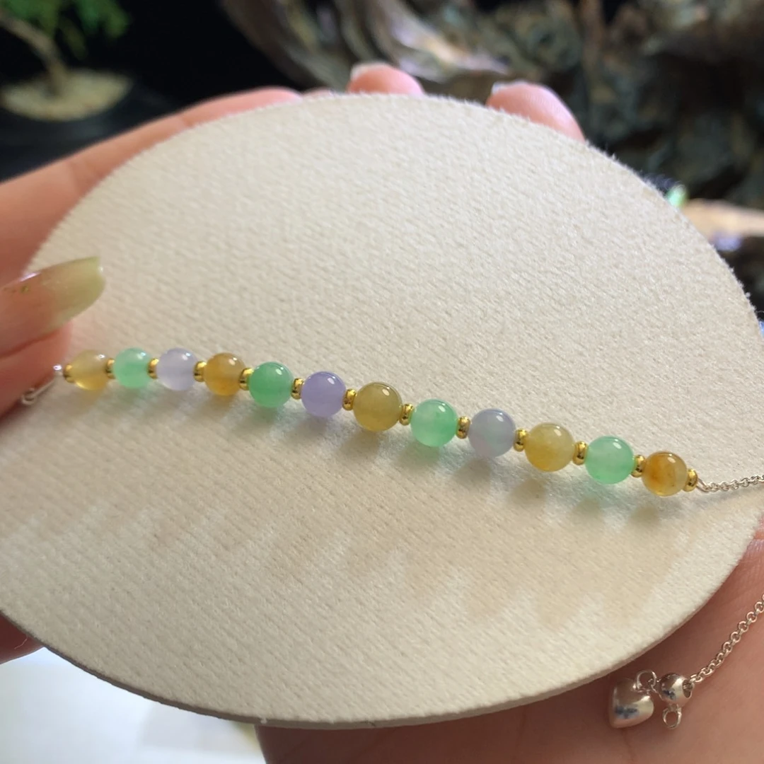 翡翠散珠卡5-6浓色多宝