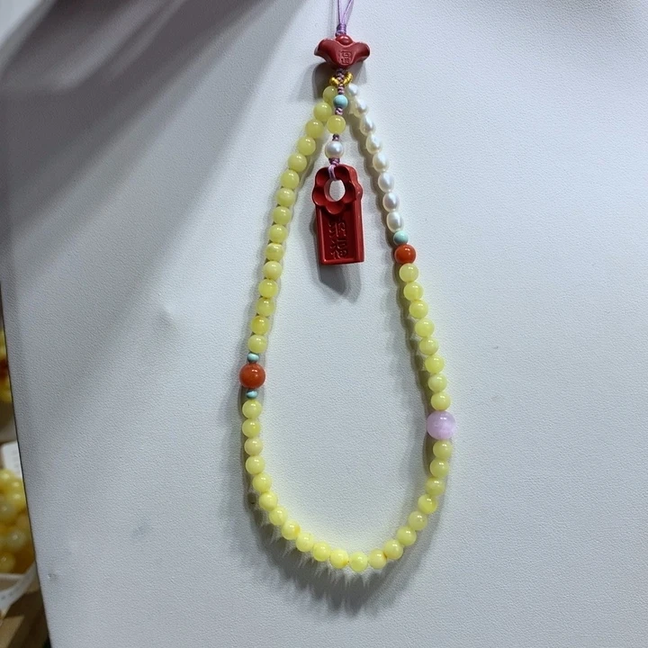 手链蜜蜡未镶嵌特价挂件4.5mm