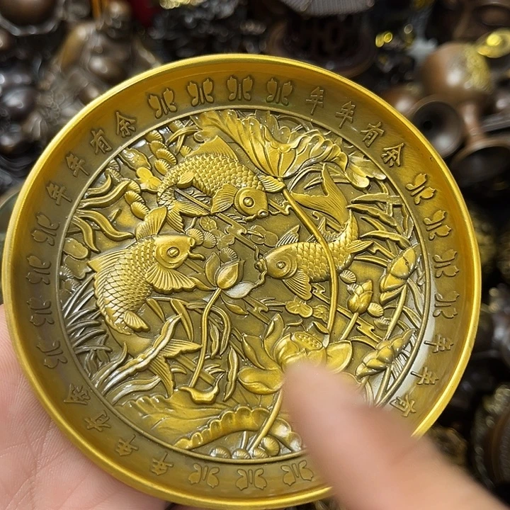 顺顺利利，铜器摆件