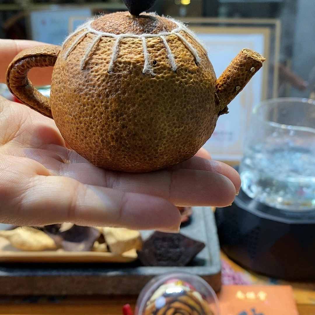 柑橘2024年梅江冬后大红普洱茶壶