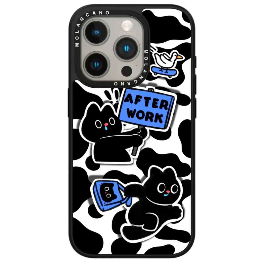 MOLAN CANO正版韩国进口手机壳苹果磁吸全包iPhone15promax