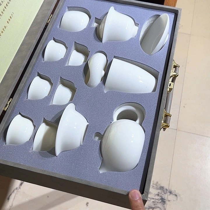 德化白瓷礼盒套装
