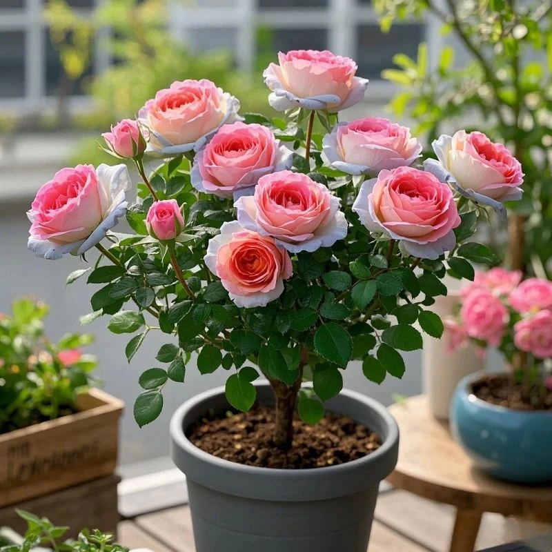 玫瑰花苗耐寒浓香大花四季开花七彩花卉不断玫瑰老根庭院阳台盆栽