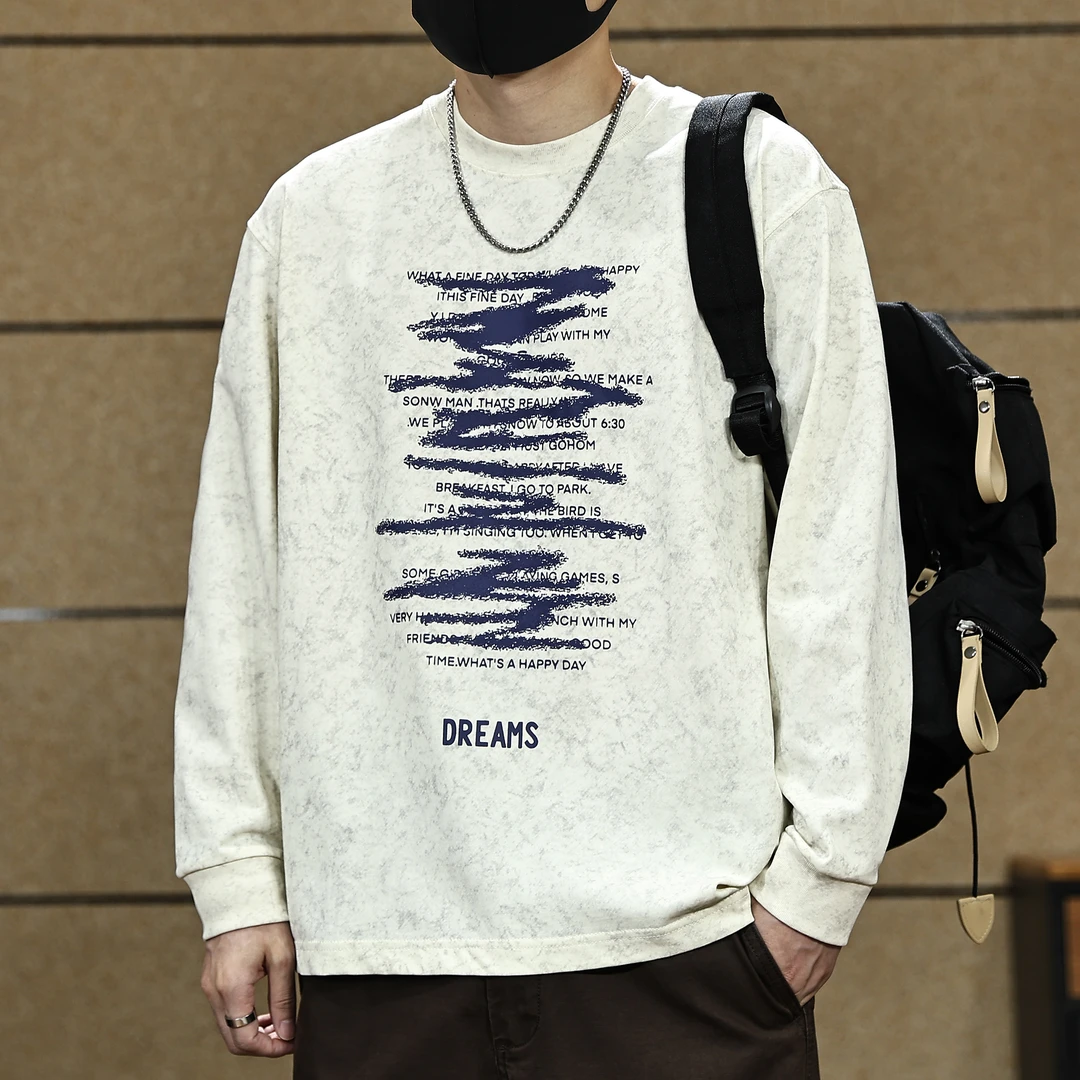 美式潮牌复古短袖t恤男士2025新款半袖大码夏季圆领重磅男装体恤