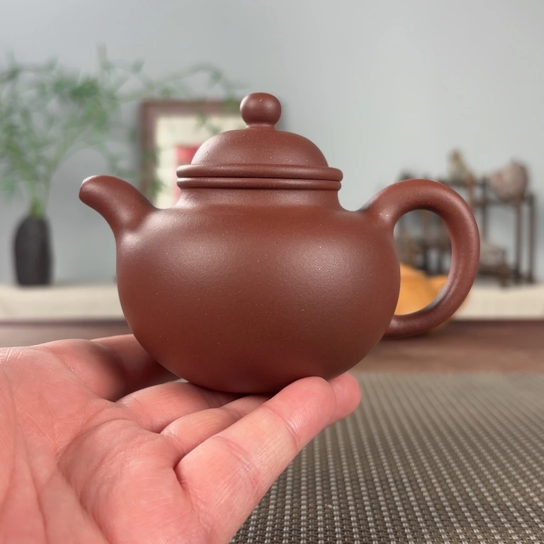 随***安紫砂茶壶微瑕黄龙山原矿紫砂壶
