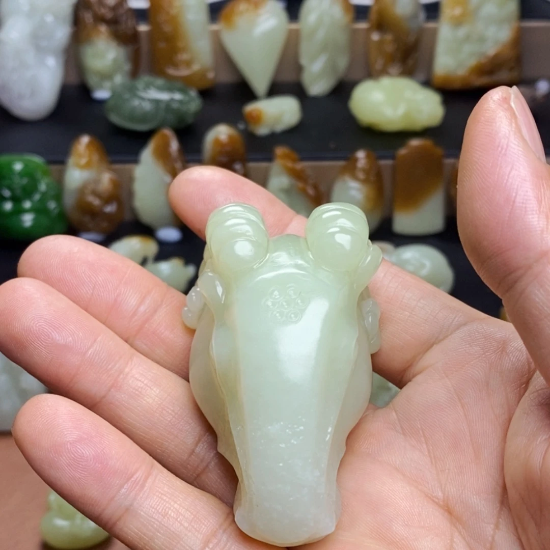 美***好和田玉未镶嵌吊坠(不含链)