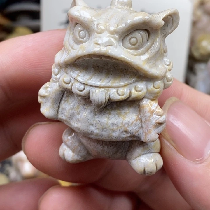 硅化珊瑚（珊瑚玉）未镶嵌颈饰