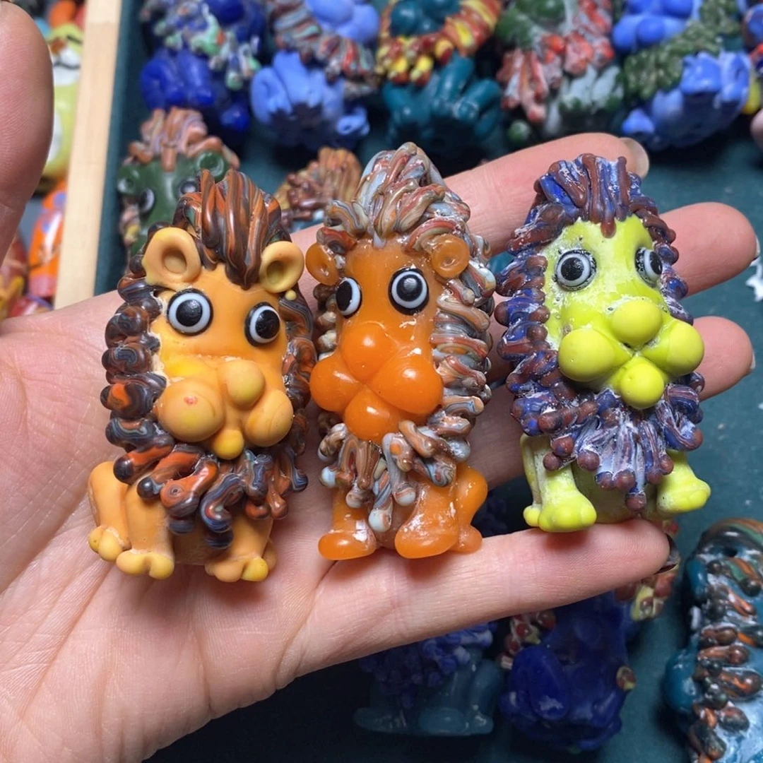 琉璃颈饰印度尼西亚专拍