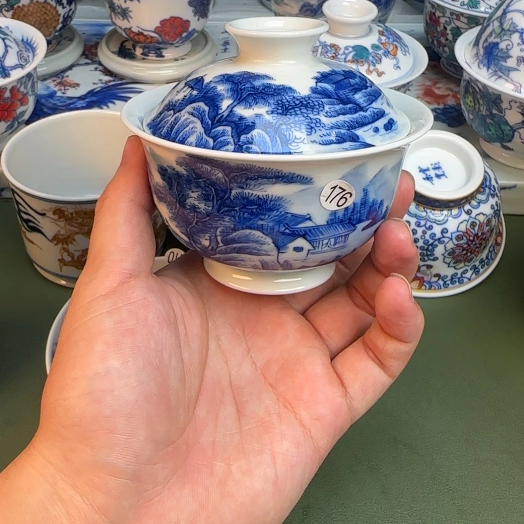 彦祖纯手工手绘茶具176