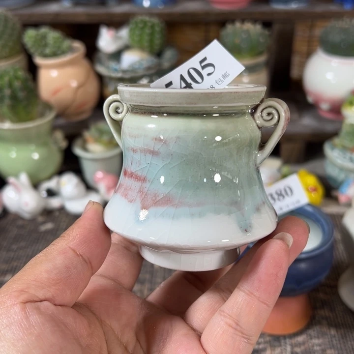 口5 手工花盆满30包邮