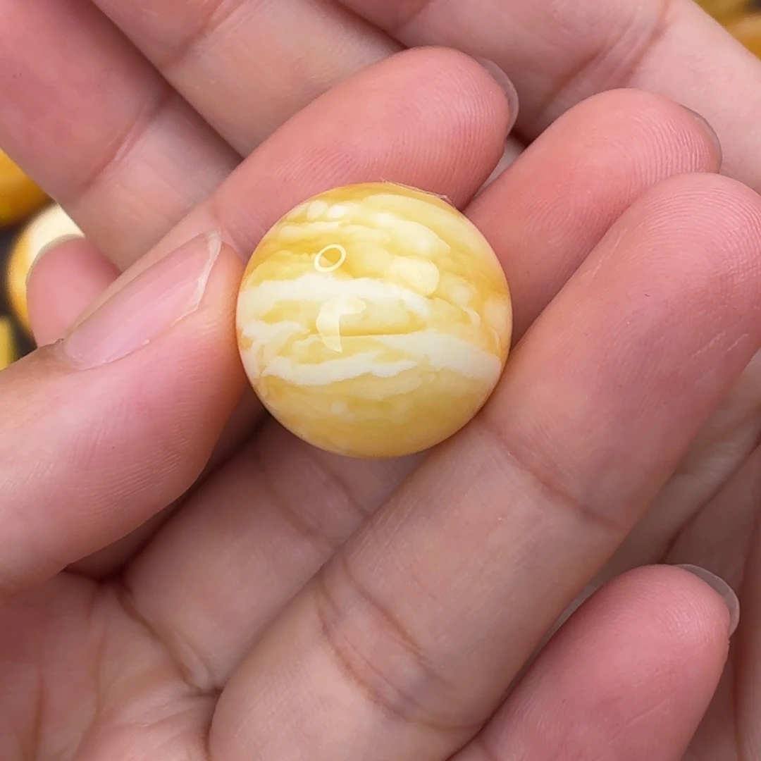 济***号裸石蜜蜡未镶嵌虎皮珠
