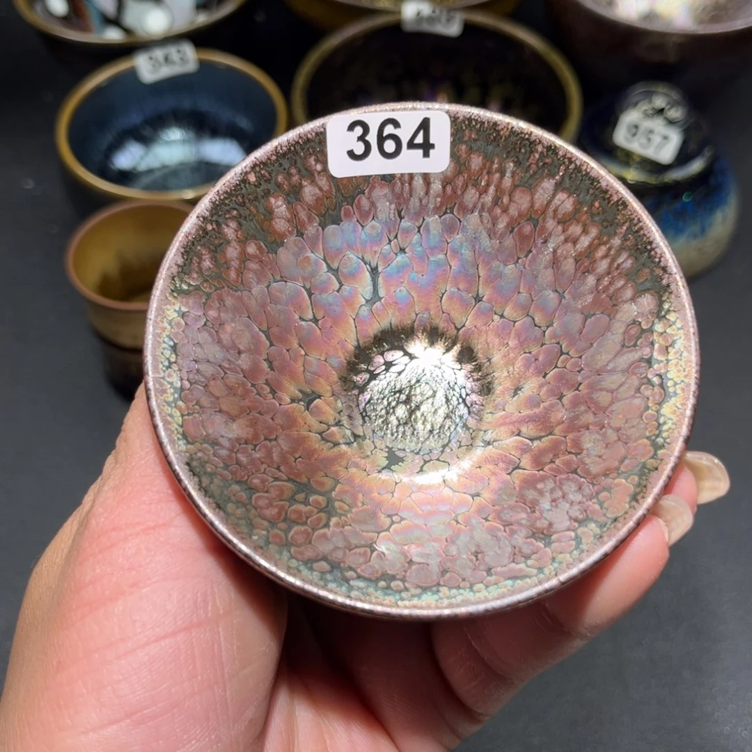茶盏364 建盏单盏放大漏……