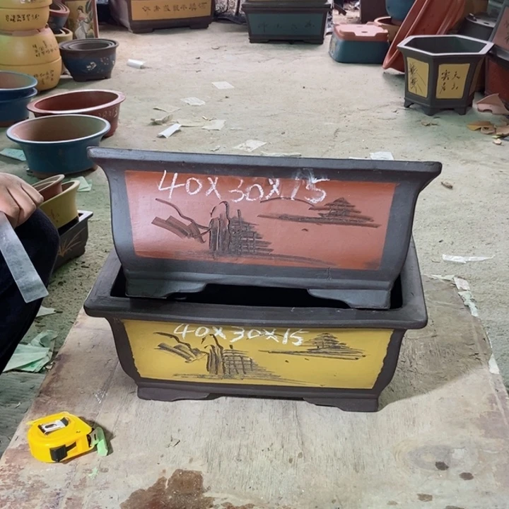 紫砂花盆紫砂紫砂