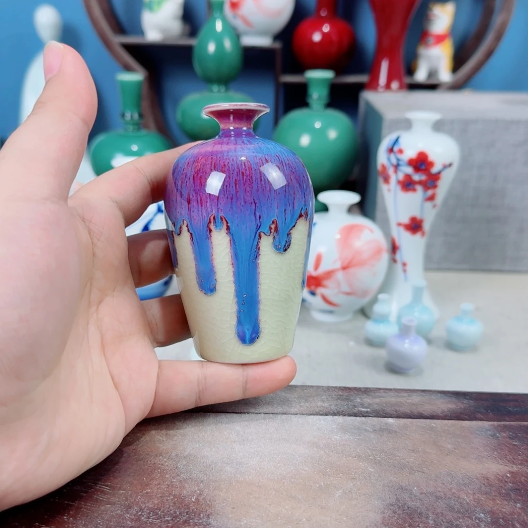 陶瓷手工小花器摆件