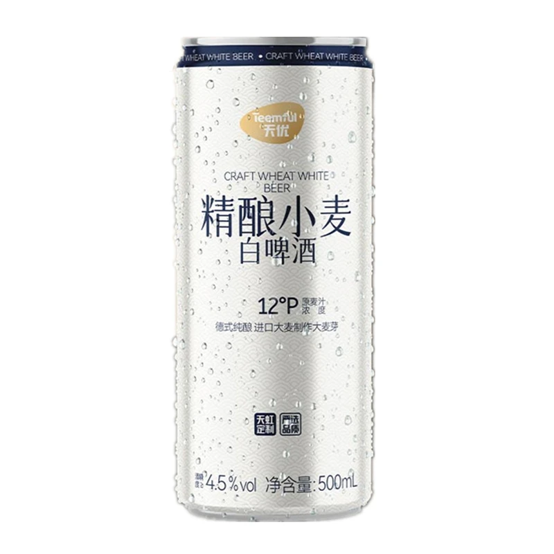 天优精酿小麦白啤酒(500ml)