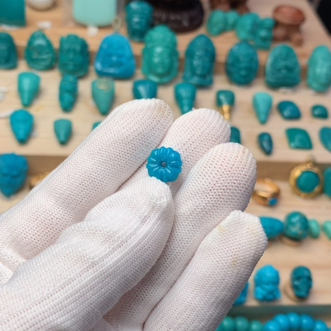 绿松石珠宝奇石未镶嵌L**a