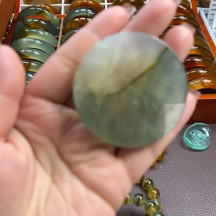 未镶嵌蛇纹石玉手镯手串戒指吊坠