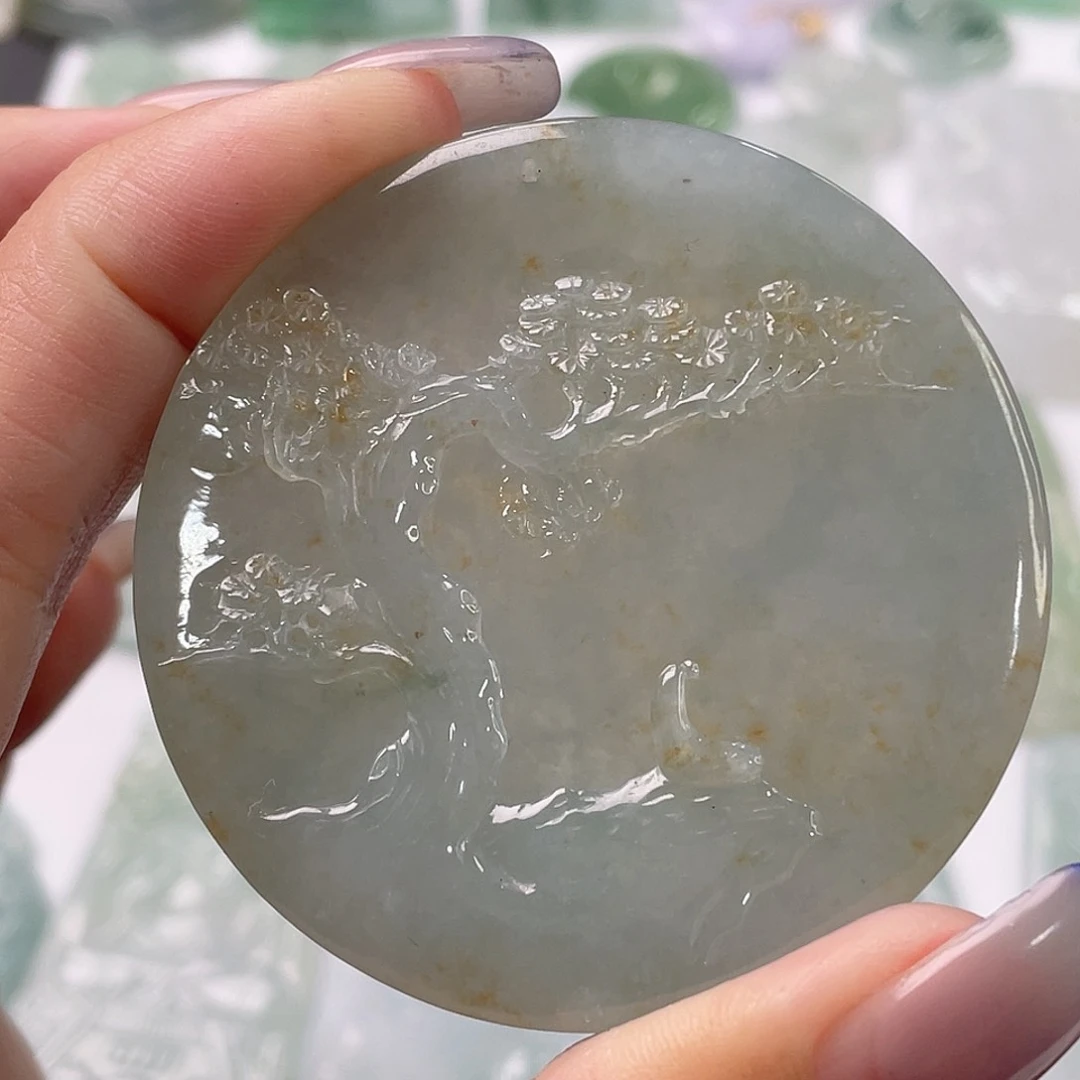 吊坠(不含链)未镶嵌翡翠1